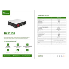 Batería Litio 5.1kWh Dyness BX51100 48V