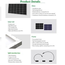 Panel Solar 410W Monocristalino Half Cell PERC