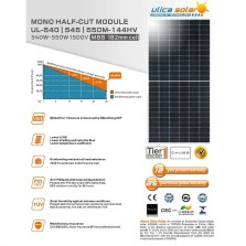 Panel Solar 545W Monocristalino Half Cell PERC