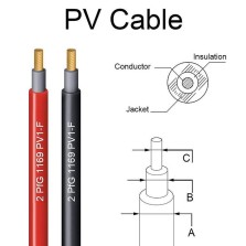 Cable Solar 6mm² Rojo Enerflex XL 6,0