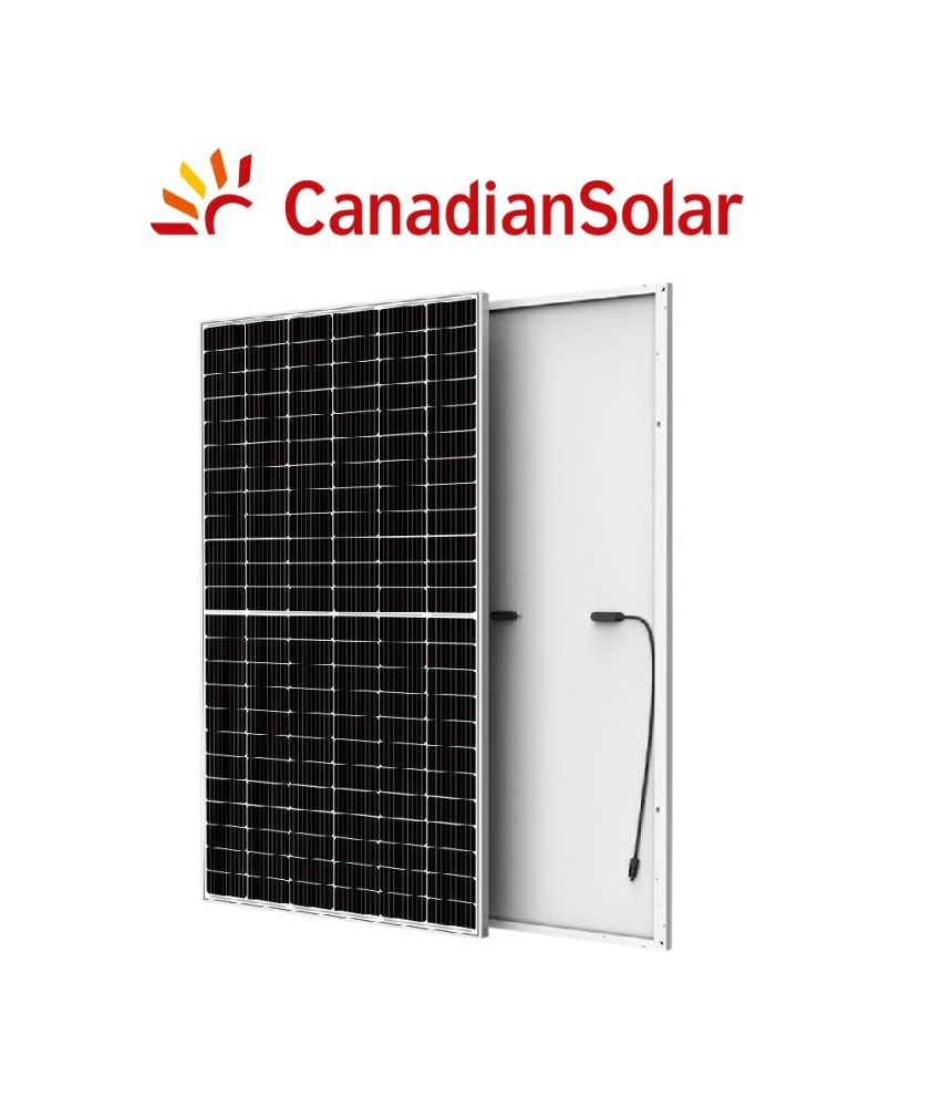 Panel 455w Canadian Solar Monocristalino Black Frame