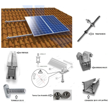 Estructura Alu Tejado Perforante 1 Panel