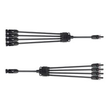 Juego de Conectores MC panel solar PV 4N1 Flex con cable