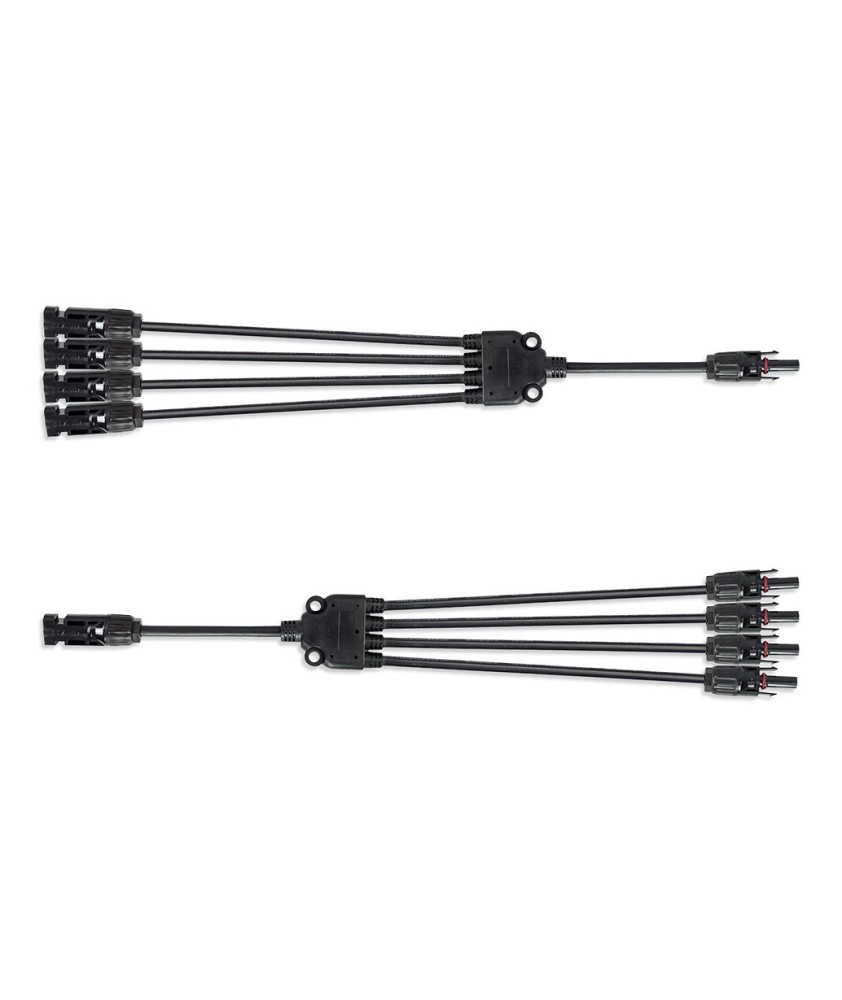 Juego de Conectores MC panel solar PV 4N1 Flex con cable