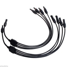 Juego de Conectores MC panel solar PV 4N1 Flex con cable